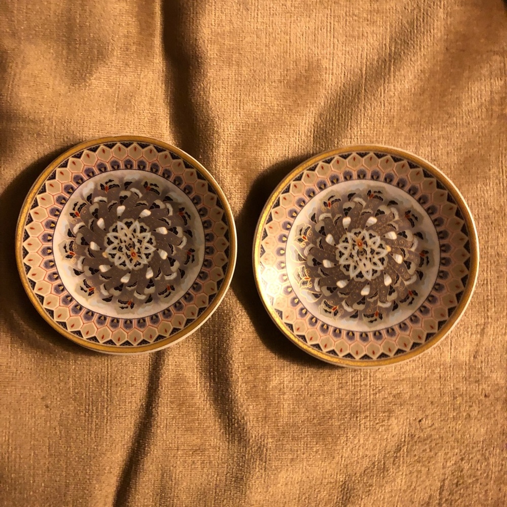 Yamasen 24kt Plated Small Plate Set- 555 $20 or $15 w/offer